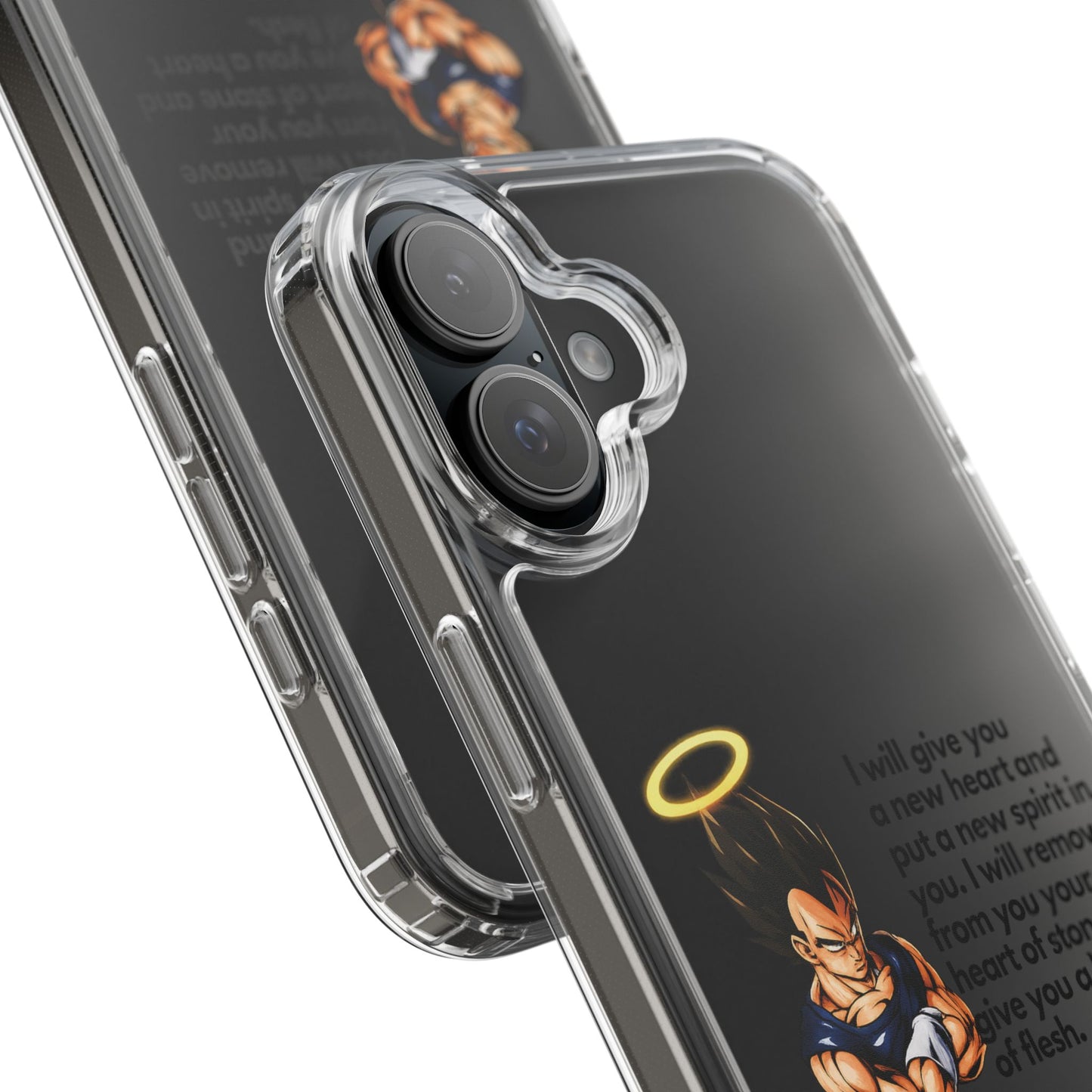 "Reborn" – Transparent Phone Case (Ezekiel 36:26)