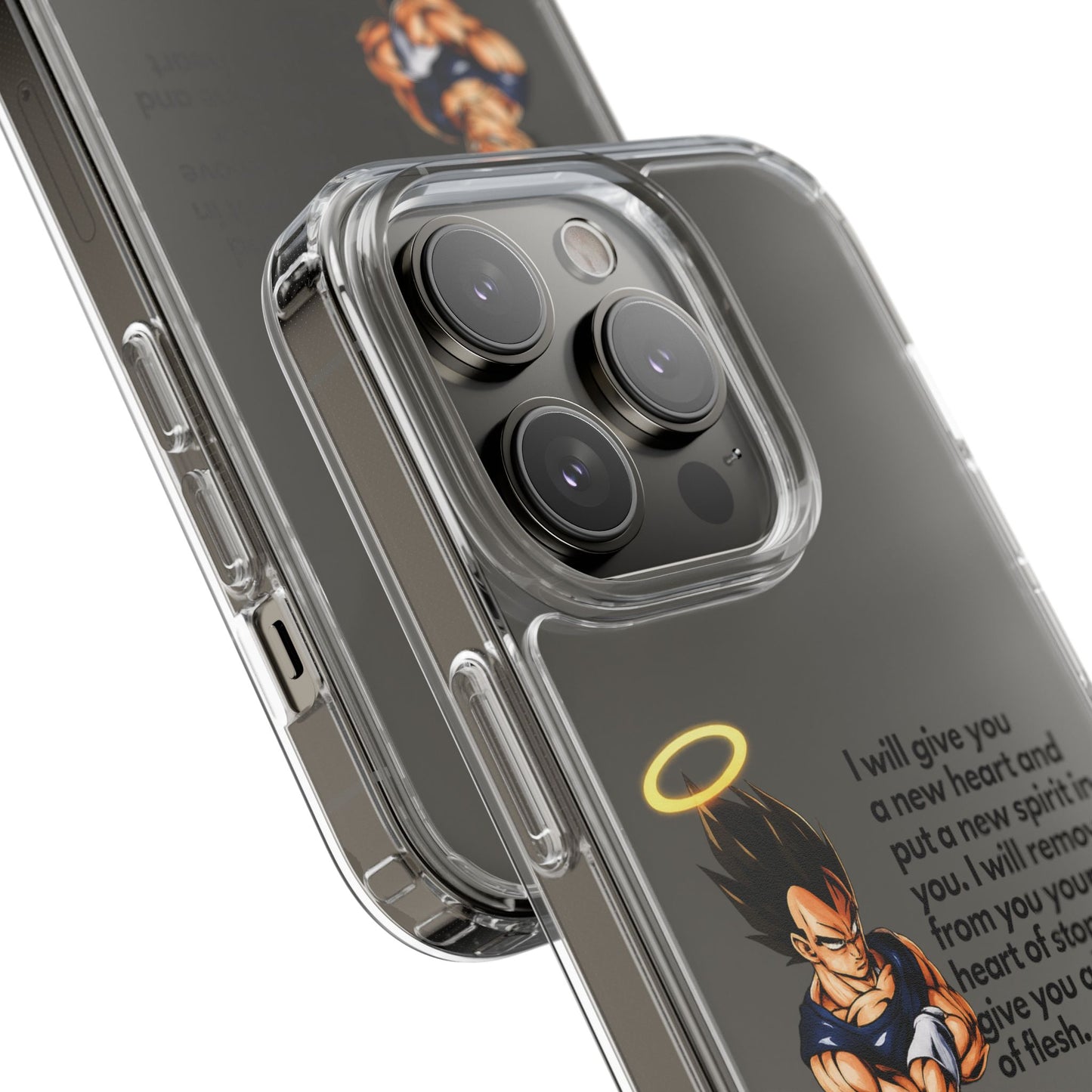 "Reborn" – Transparent Phone Case (Ezekiel 36:26)