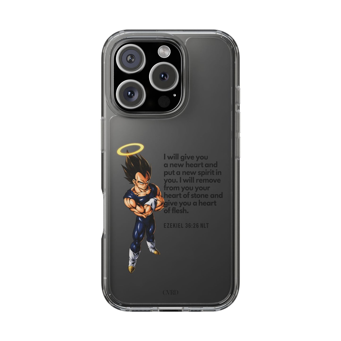 "Reborn" – Transparent Phone Case (Ezekiel 36:26)