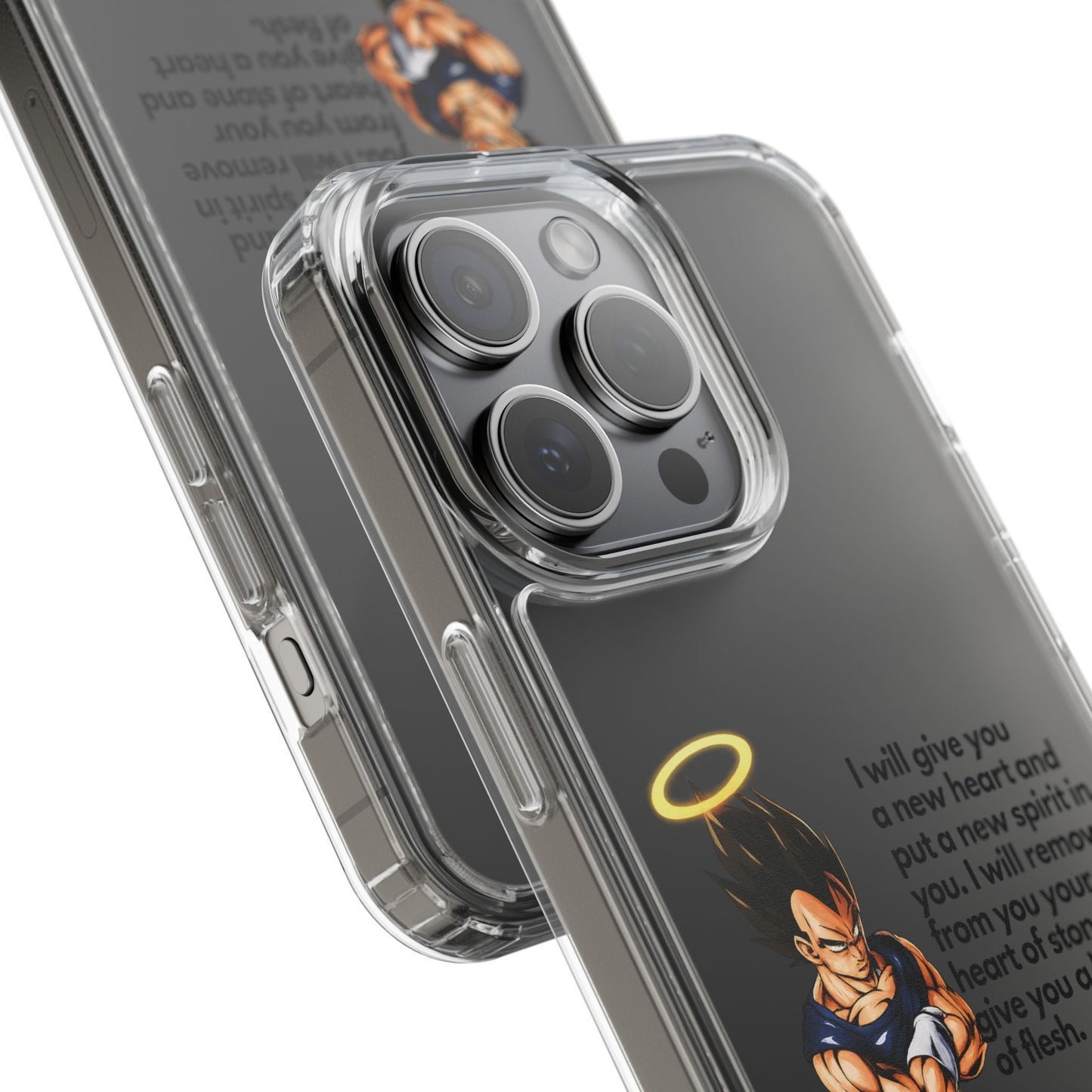 "Reborn" – Transparent Phone Case (Ezekiel 36:26)