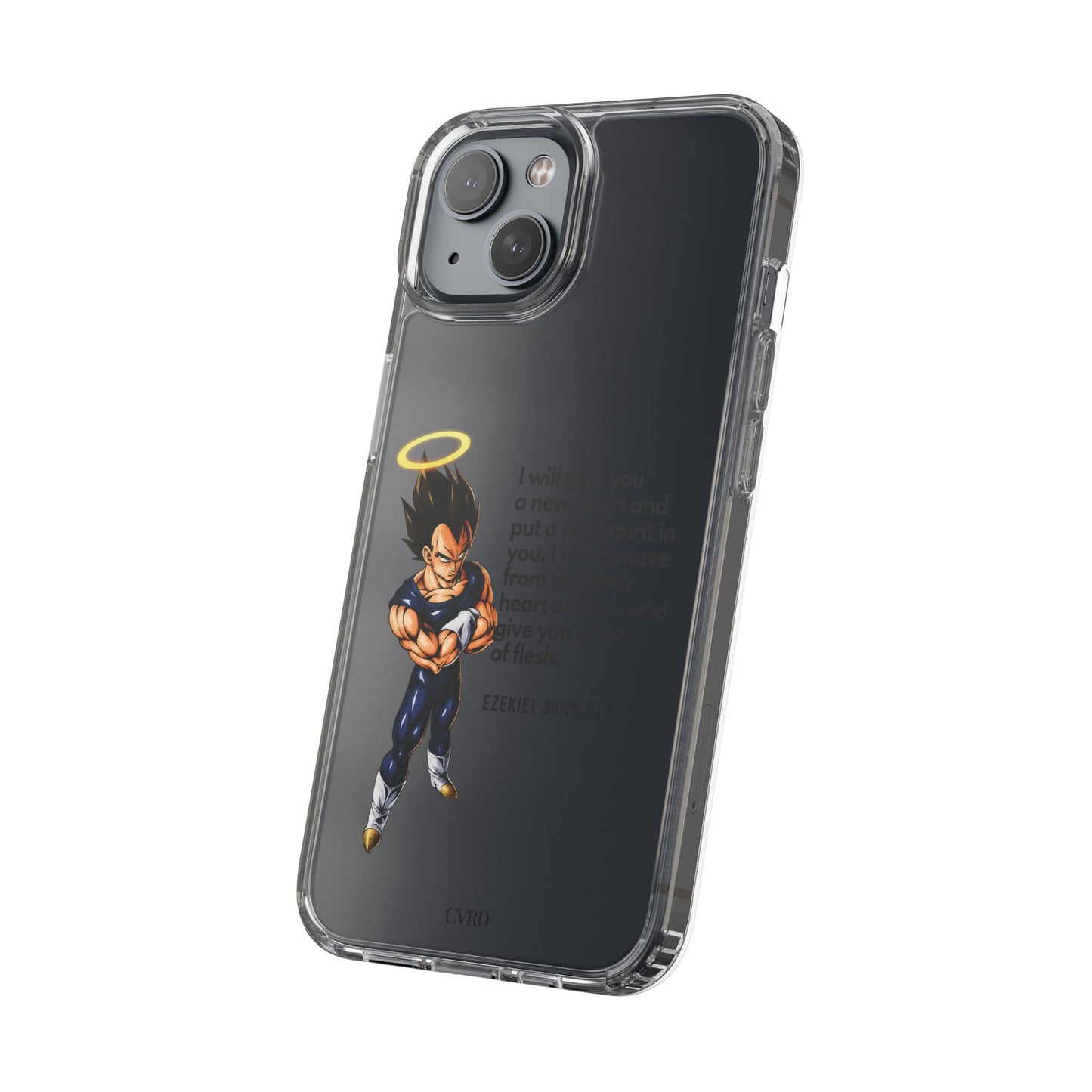 "Reborn" – Transparent Phone Case (Ezekiel 36:26)