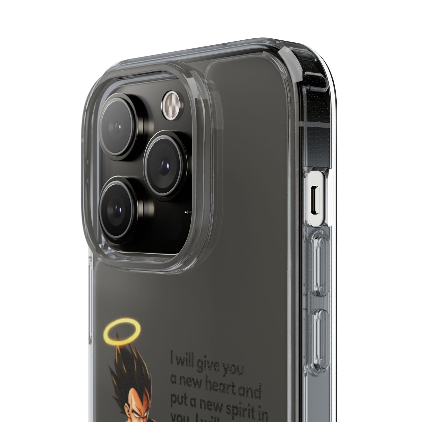 "Reborn" – Transparent Phone Case (Ezekiel 36:26)