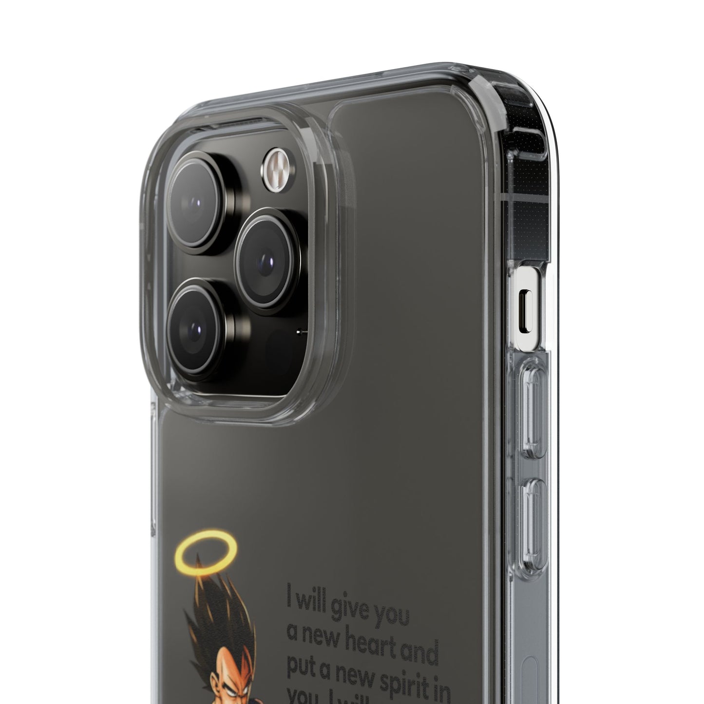 "Reborn" – Transparent Phone Case (Ezekiel 36:26)