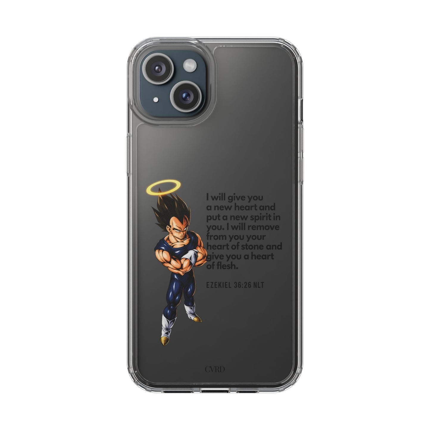 "Reborn" – Transparent Phone Case (Ezekiel 36:26)