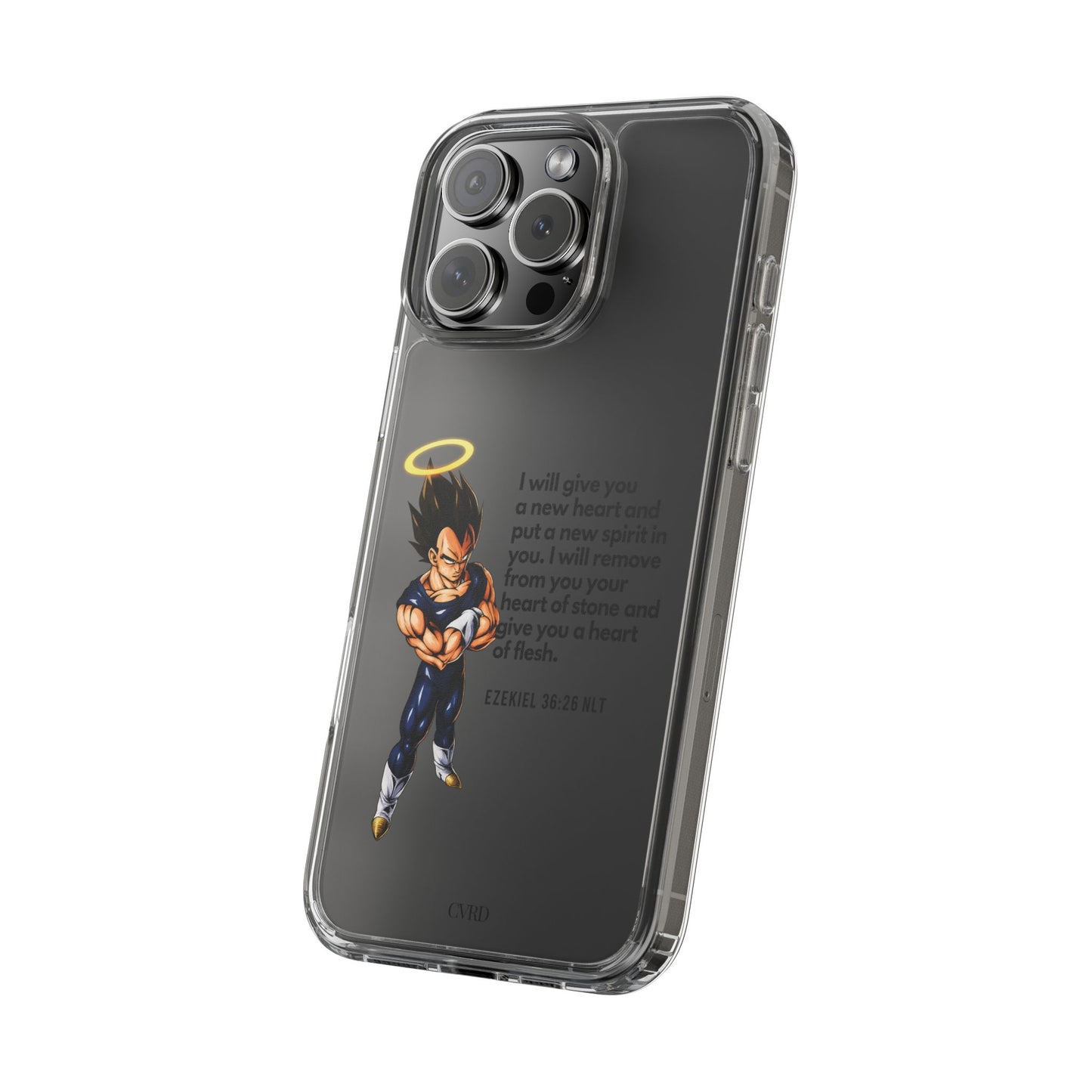 "Reborn" – Transparent Phone Case (Ezekiel 36:26)