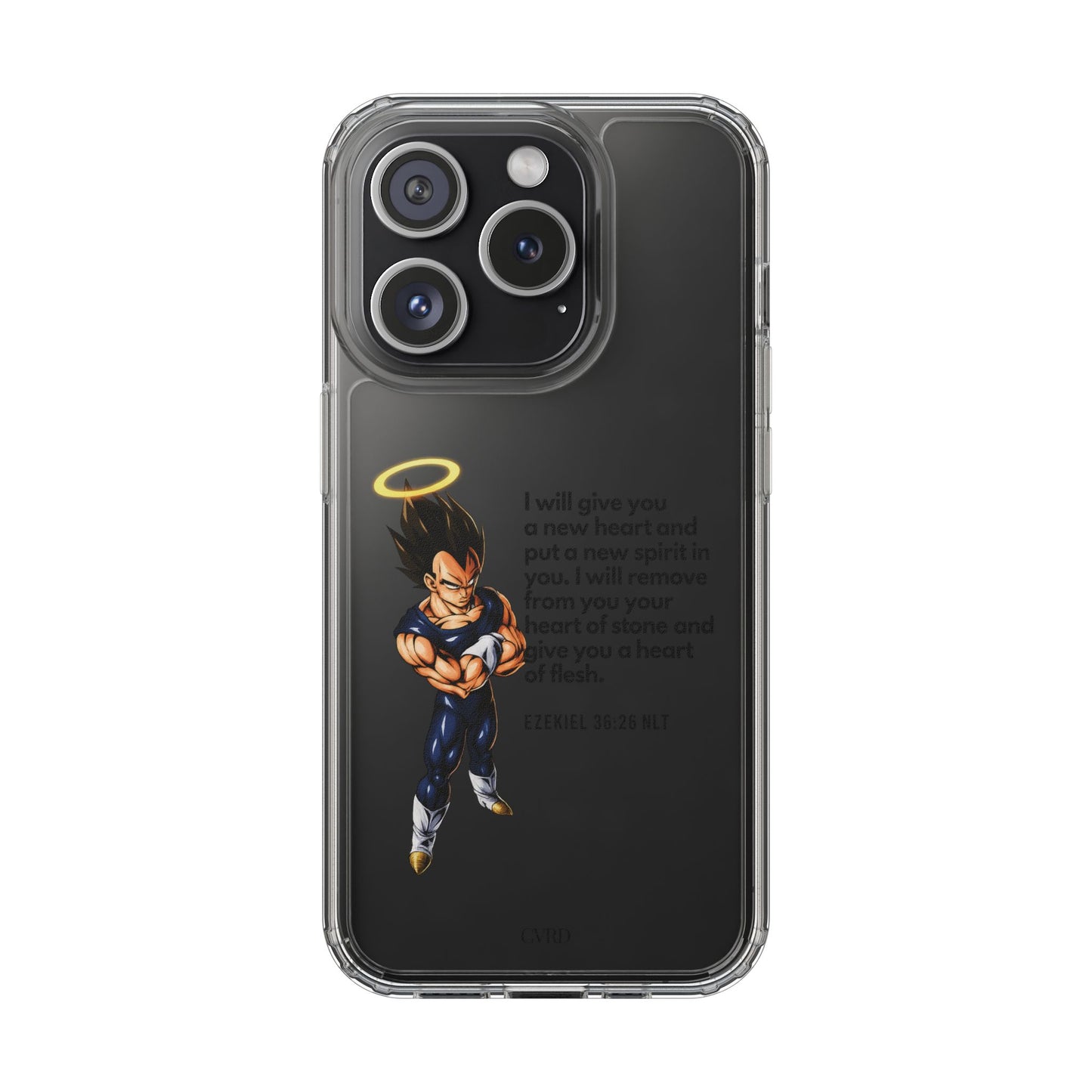 "Reborn" – Transparent Phone Case (Ezekiel 36:26)