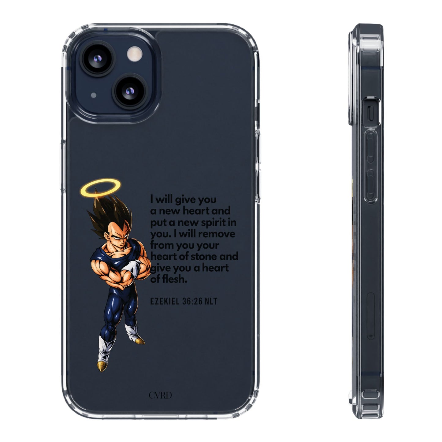 "Reborn" – Transparent Phone Case (Ezekiel 36:26)