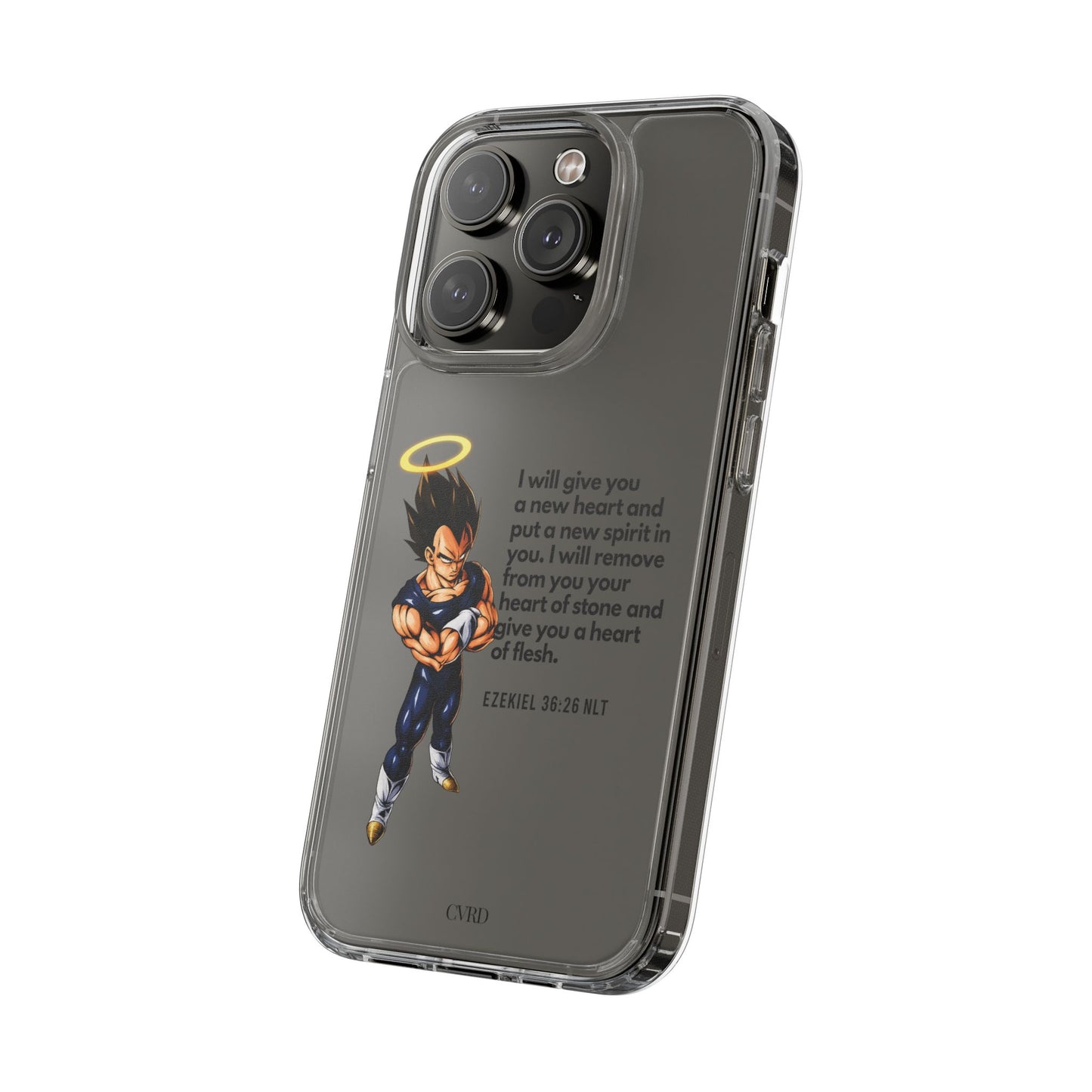 "Reborn" – Transparent Phone Case (Ezekiel 36:26)
