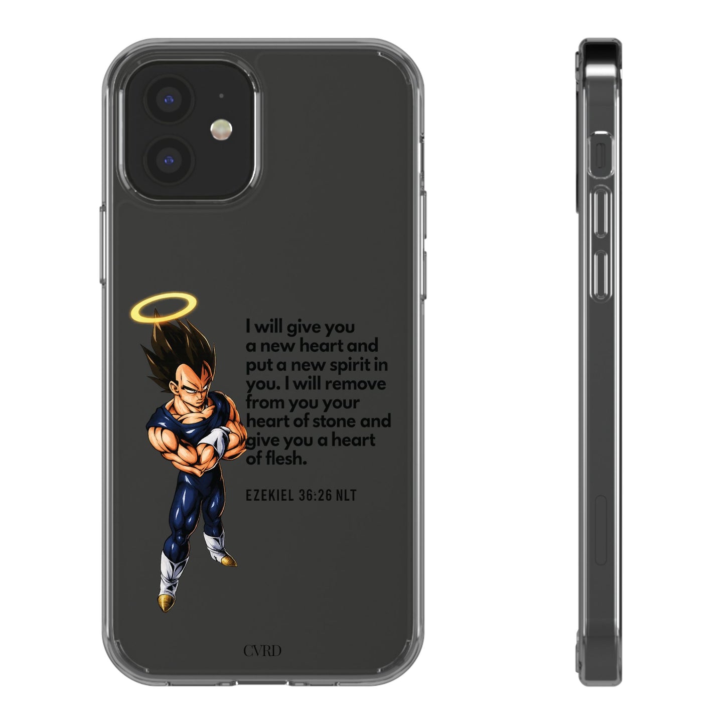 "Reborn" – Transparent Phone Case (Ezekiel 36:26)