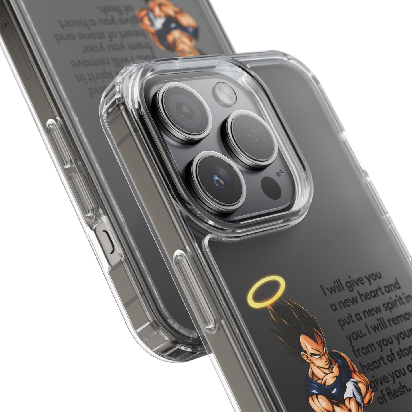 "Reborn" – Transparent Phone Case (Ezekiel 36:26)