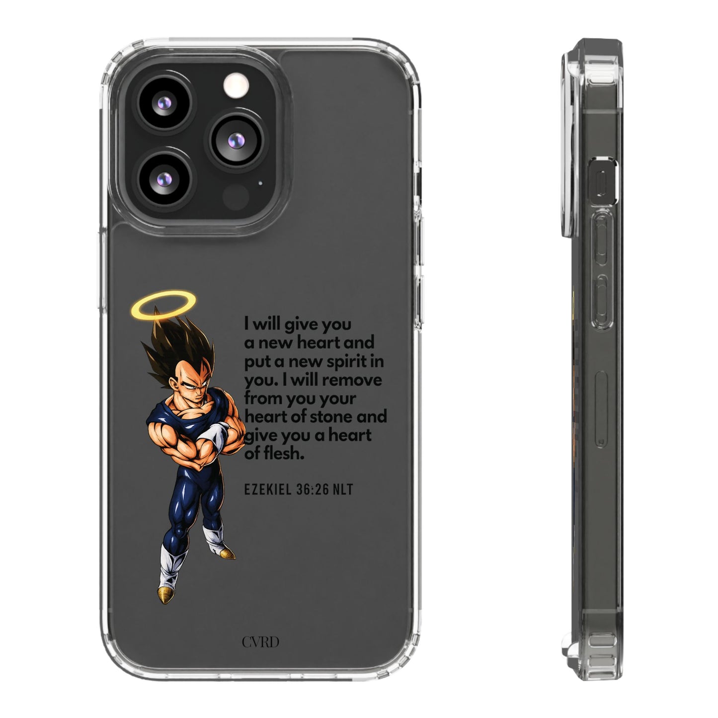 "Reborn" – Transparent Phone Case (Ezekiel 36:26)