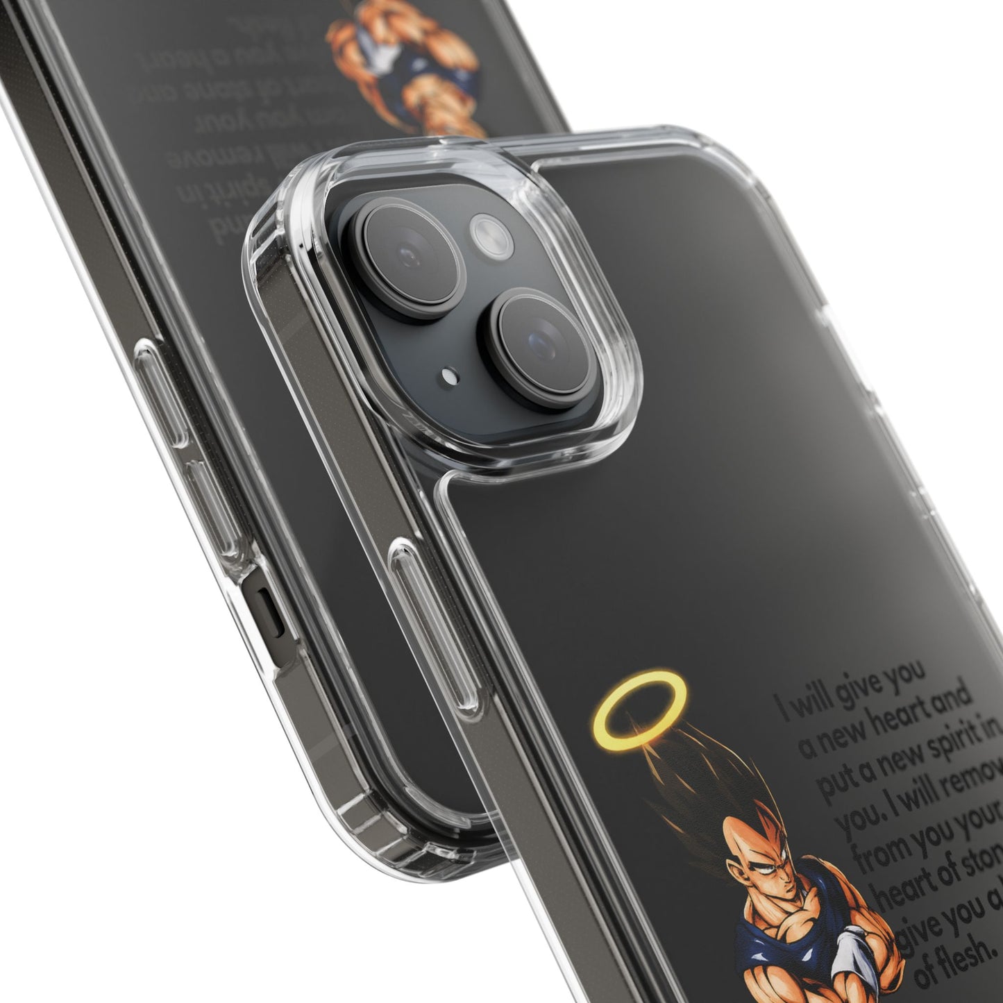 "Reborn" – Transparent Phone Case (Ezekiel 36:26)